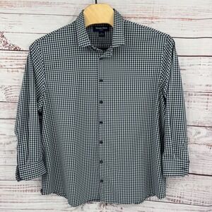 Mizzen+Main Leeward Dress Shirt 2XL Classic No Tuck Gingham Check ‎ Performance
